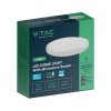 Oprawa sufitowa plafoniera V-TAC 24W LED SAMSUNG CHIP okrągły 35cm natynkowy pilot czujnik ruchu IP44 biały VT-8624S 4000K 2500l